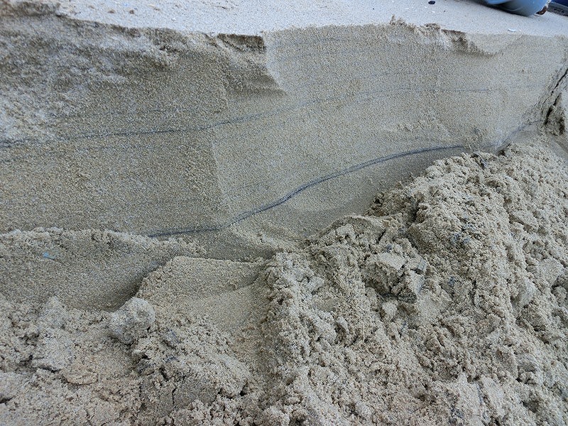 写真1　砂の堆積状況(有色鉱物の層がある).jpg